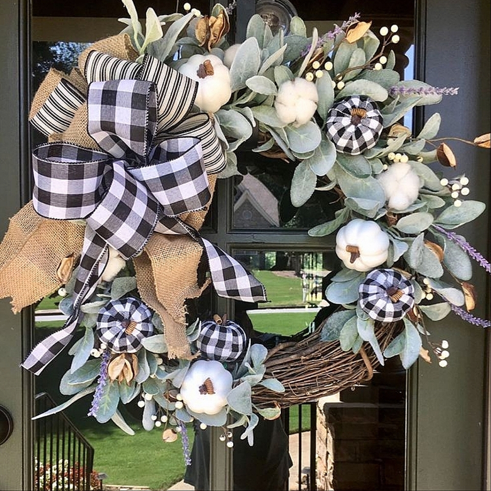Large everyday grapevine wreath